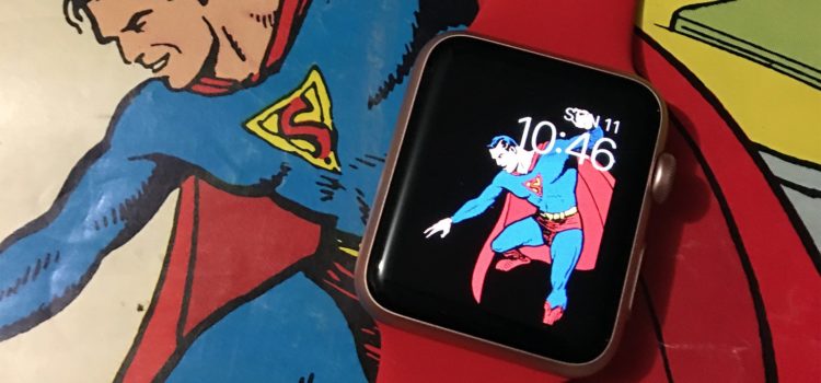 Apple watch superhero!