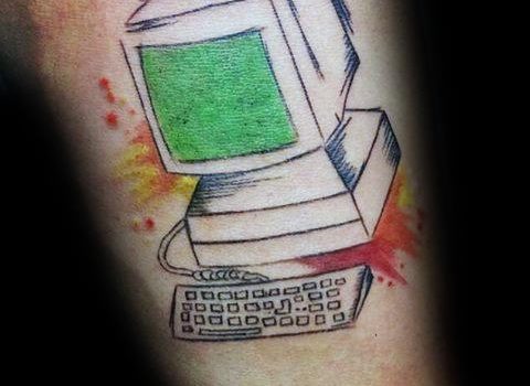 Tattoo + computer = wearable tattoo computing